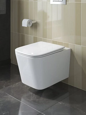 Унитаз подвесной BelBagno Due-Top BB5171CH-TOR/SC безободковый