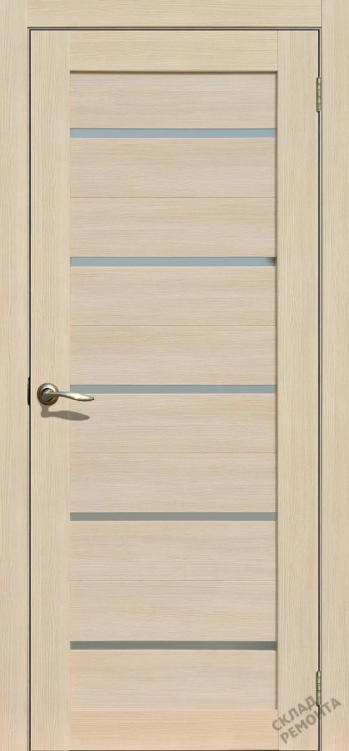 Фото Дверь FlyDoors Ла Стелла 206 ясень латте, экошпон, матовое стекло – купить в Чите: цена, описание, фото. Интернет-магазин. 1