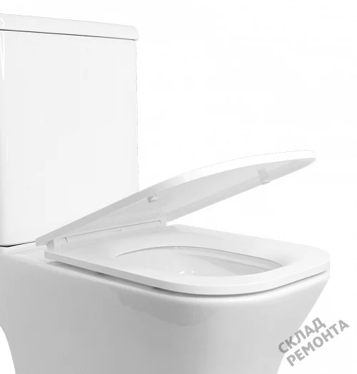Фото Унитаз компакт напольный Calypso CS4852UQ-OK безободковый купить в Чите: цена, описание, фото. Интернет-магазин 4