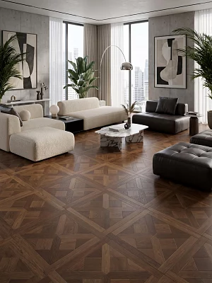 Ламинат Woodstyle Baroque Art New B02 34 класс тициан толщина 8 мм 1202 мм*400 мм