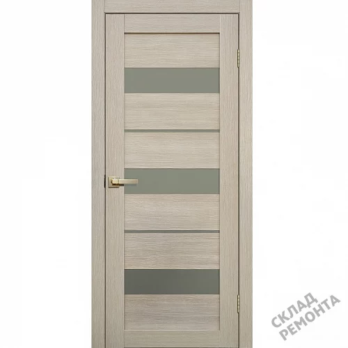 Фото Дверь FlyDoors Лайт Дорс L20 ясень, микрофлекс, матовое стекло – купить в Чите: цена, описание, фото. Интернет-магазин. 1
