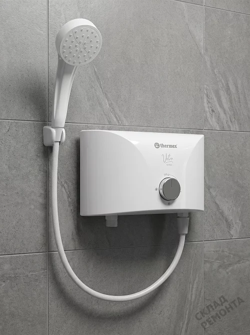 Фото Водонагреватель проточный Thermex Vetro 5500 shower – купить в Чите: цена, описание, фото. Интернет-магазин 1