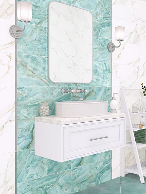 Плитка настенная Alma Ceramica Невада TWU09NVD606 голубой 249*500