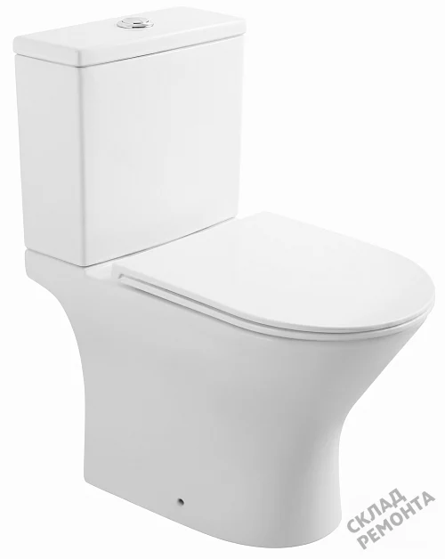 Фото Унитаз компакт напольный Calypso CS3224OK безободковый купить в Чите: цена, описание, фото. Интернет-магазин 2