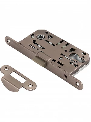 Защелка бесшумная Adden Bau KEY 418 GRAPHITE (под цилиндр) графит
