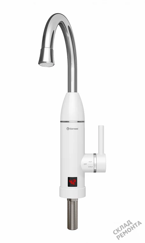Фото Водонагреватель проточный Thermex Hotty 3000, 3 кВт – купить в Чите: цена, описание, фото. Интернет-магазин 1