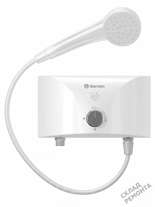 Фото Водонагреватель проточный Thermex Vetro 5500 shower – купить в Чите: цена, описание, фото. Интернет-магазин 2