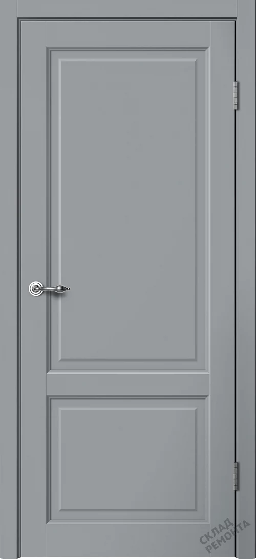 Фото Дверь FlyDoors Классик С02 серый, эмалит, без стекла – купить в Чите: цена, описание, фото. Интернет-магазин. 1