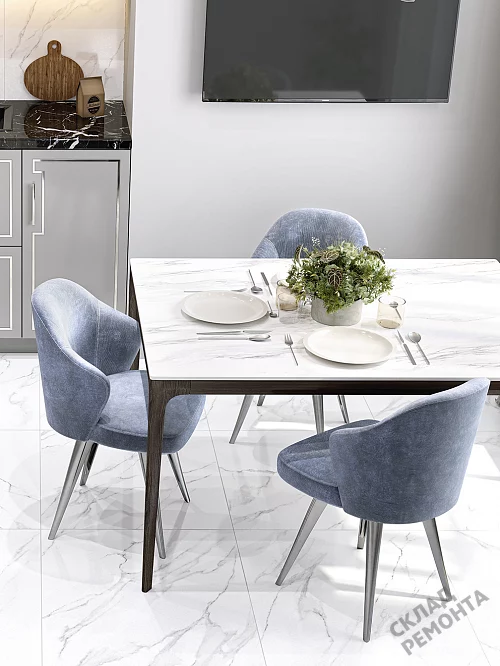 Фото Керамогранит лаппатированный Alma Ceramica Невада GFU6060NVD07L белый 600*600*9 – купить в Чите: цена, описание, фото. Интернет-магазин 1