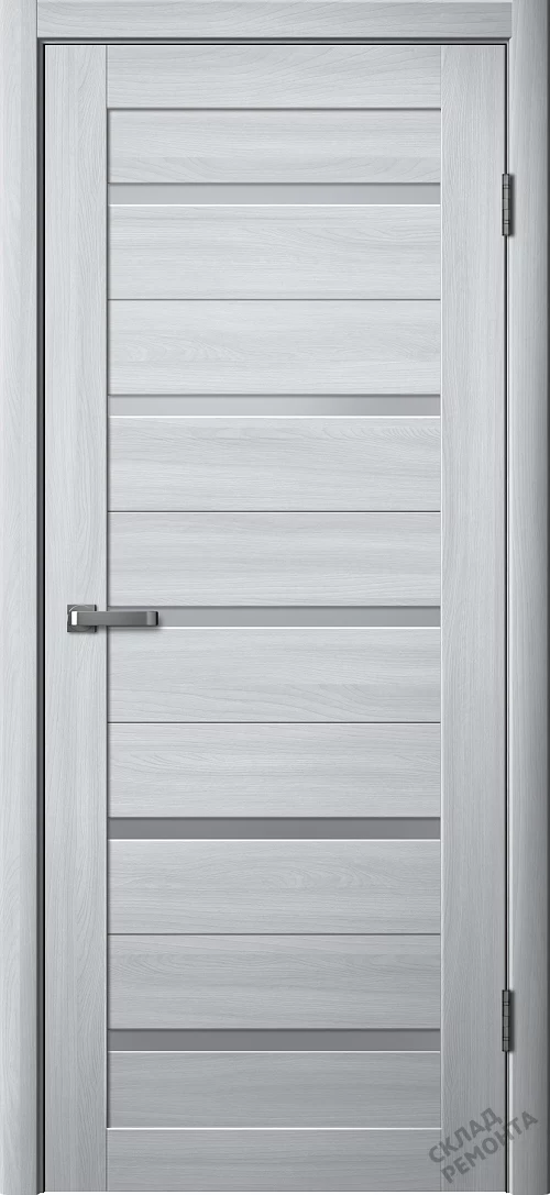 Фото Дверь FlyDoors Ла Стелла 206 ясень пепельный, экошпон, матовое стекло – купить в Чите: цена, описание, фото. Интернет-магазин. 1