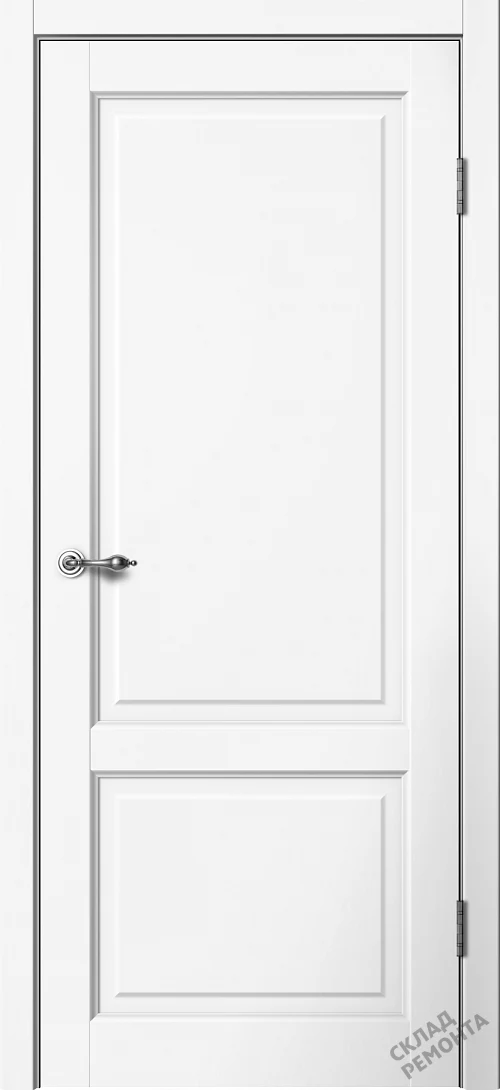 Фото Дверь FlyDoors Классик С02 белый, эмалит, без стекла – купить в Чите: цена, описание, фото. Интернет-магазин. 1
