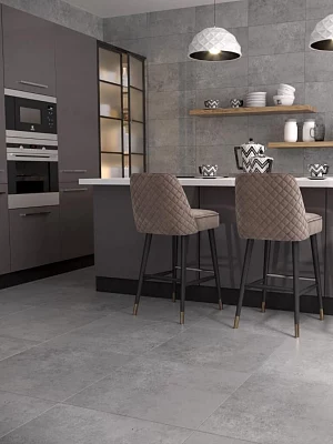 Керамогранит матовый Gracia Ceramica Нимбус 01 серый 400*400*8
