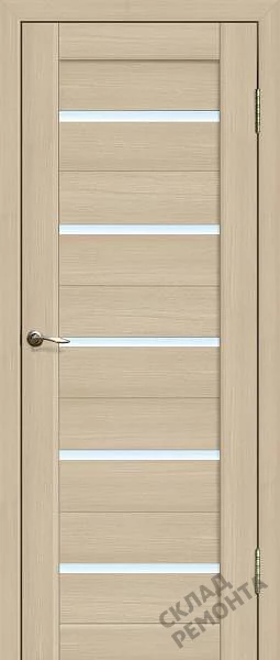 Фото Дверь FlyDoors Ла Стелла 206 ясень латте, экошпон, матовое стекло – купить в Чите: цена, описание, фото. Интернет-магазин. 2