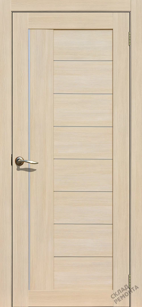 Фото Дверь FlyDoors Ла Стелла 201 ясень латте, экошпон, матовое стекло – купить в Чите: цена, описание, фото. Интернет-магазин. 1