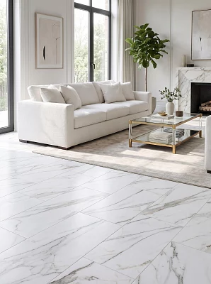 Плитка ПВХ виниловая CronaFloor Stone S LVT 010 Терра Бьянко 600*300