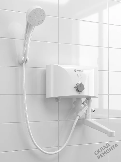 Фото Водонагреватель проточный Thermex Vetro 5500 combi – купить в Чите: цена, описание, фото. Интернет-магазин 1