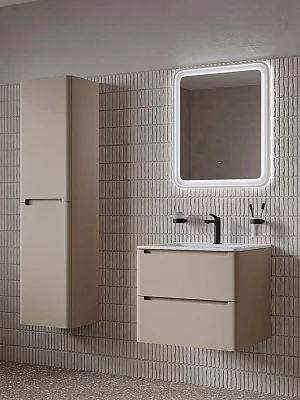 Тумба с умывальником подвесная Iddis Эдифис EDI60C0i95K, капучино