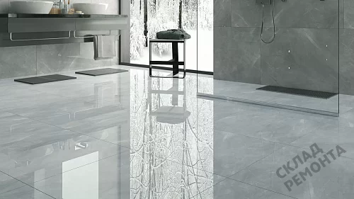 Фото Керамогранит матовый Steppe Ceramics Pulpis Grey серый 600*1200*10 – купить в Чите: цена, описание, фото. Интернет-магазин 4
