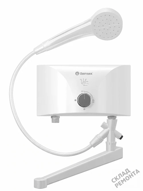Фото Водонагреватель проточный Thermex Vetro 5500 combi – купить в Чите: цена, описание, фото. Интернет-магазин 2