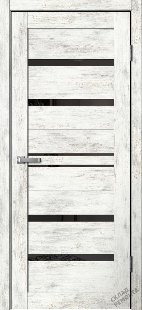 Фото Дверь FlyDoors Барн B01 ель альпийская, ПВХ, черное стекло – купить в Чите: цена, описание, фото. Интернет-магазин. 1