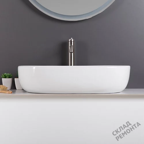 Фото Раковина накладная BelBagno BB1084 60 см купить в Чите: цена, описание, фото. Интернет-магазин 3