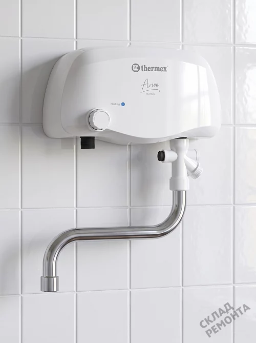 Фото Водонагреватель проточный Thermex Arion 3500 tap – купить в Чите: цена, описание, фото. Интернет-магазин 1