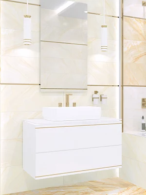 Бордюр Alma Ceramica Метал BWM91MET808 золотой 12*900