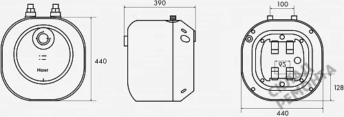 Фото Водонагреватель накопительный Haier ES30V-MQ2, 30 л – купить в Чите: цена, описание, фото. Интернет-магазин 6