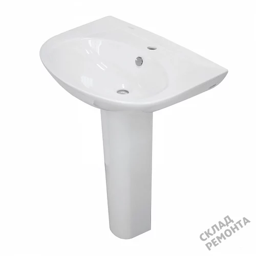 Фото Пьедестал для раковины Sanita Luxe Classic CLCSLWB01, белый купить в Чите: цена, описание, фото. Интернет-магазин 2