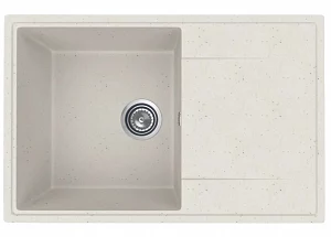 Мойка для кухни Практик PR-M 735-001 белый камень 73,5*47,5