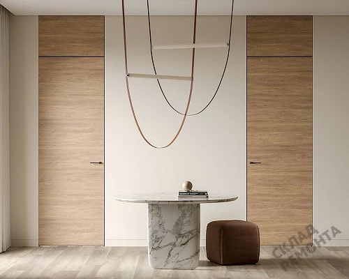 Фото Скрытая дверь AxelDoors Invisible 2300 прям.откр.(алюм.кр.черн.с 4х), под покраску, без стекла – купить в Чите: цена, описание, фото. Интернет-магазин. 5