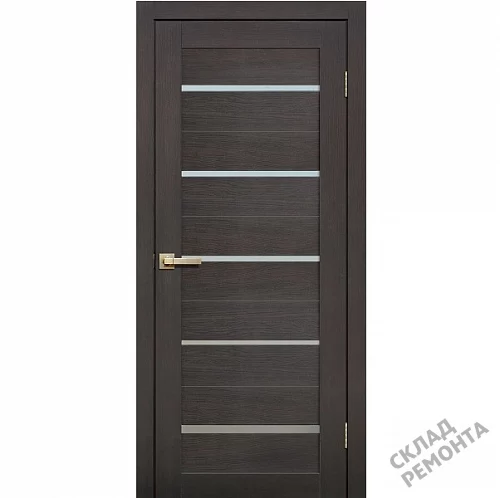 Фото Дверь FlyDoors Лайт Дорс L26 венге 3Д, микрофлекс, матовое стекло – купить в Чите: цена, описание, фото. Интернет-магазин. 1