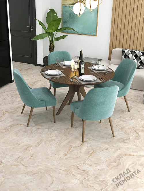 Фото Керамогранит лаппатированный Alma Ceramica Невада GFU04NVD40L бежевый 600*600*9 – купить в Чите: цена, описание, фото. Интернет-магазин 1