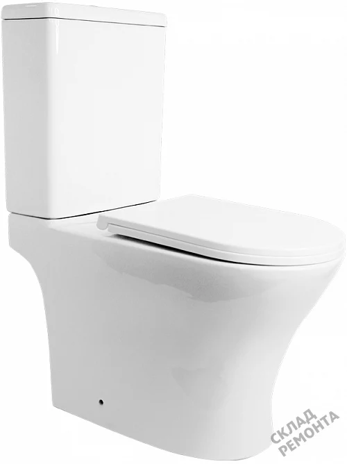 Фото Унитаз компакт напольный Calypso CS4851UQ-TK(OK) безободковый купить в Чите: цена, описание, фото. Интернет-магазин 2