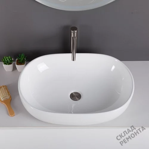 Фото Раковина накладная BelBagno BB1084 60 см купить в Чите: цена, описание, фото. Интернет-магазин 5