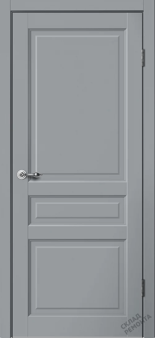 Фото Дверь FlyDoors Классик С03 серый, эмалит, без стекла – купить в Чите: цена, описание, фото. Интернет-магазин. 1