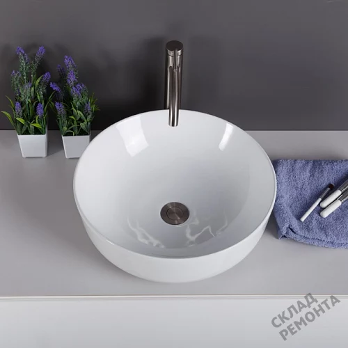 Фото Раковина накладная BelBagno BB1315 41 см купить в Чите: цена, описание, фото. Интернет-магазин 4