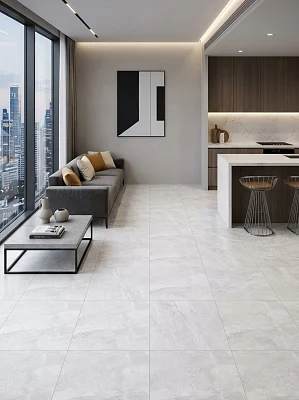 Керамогранит матовый Gracia Ceramica Альбус светло-серый 400*400*7