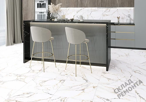 Фото Керамогранит матовый Alma Ceramica Тренди GFU04TRD04R белый 600*600*9 – купить в Чите: цена, описание, фото. Интернет-магазин 2
