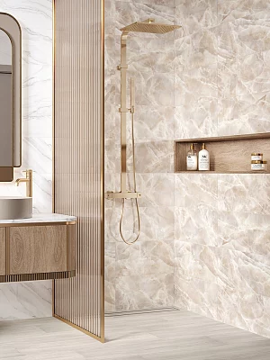 Плитка настенная Alma Ceramica Фреско TWU2550FRC40 бежевый 249*500