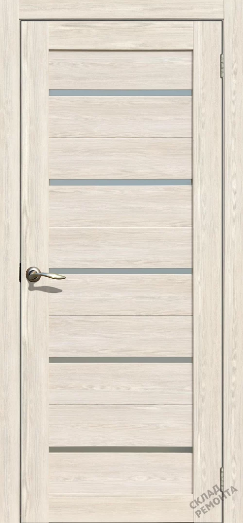 Фото Дверь FlyDoors Ла Стелла 206 ясень снежный, экошпон, матовое стекло – купить в Чите: цена, описание, фото. Интернет-магазин. 2