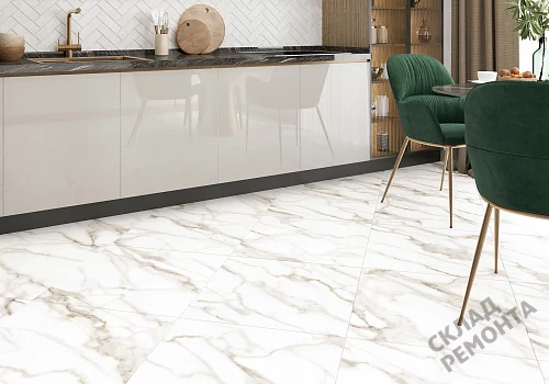 Фото Керамогранит матовый Alma Ceramica Гранада GFU6060GRD04R белый 600*600*9 – купить в Чите: цена, описание, фото. Интернет-магазин 5