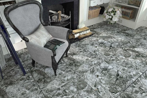 Фото Керамогранит полированный Гранитея G245 kirety black 600*600*10 – купить в Чите: цена, описание, фото. Интернет-магазин 2
