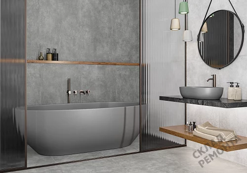 Фото Керамогранит матовый Alma Ceramica Тотем GFU60120TTM70R серый 1200*600*8,5 – купить в Чите: цена, описание, фото. Интернет-магазин 3