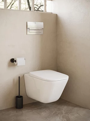Унитаз с инсталляцией комплект с кнопкой Roca The Gap Pack 893104100 безободковый