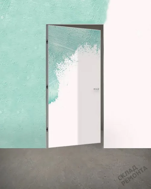 Фото Скрытая дверь AxelDoors Invisible Reverse 2300 обр.откр(алюм.кр хром с 4х), под покраску, без стекла – купить в Чите: цена, описание, фото. Интернет-магазин. 3