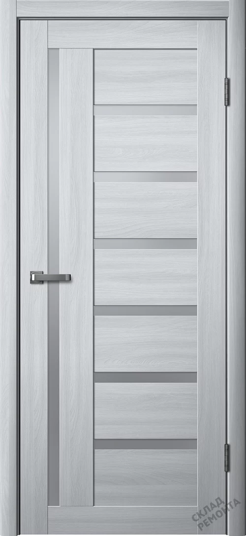 Фото Дверь FlyDoors Ла Стелла 217 ясень пепельный, экошпон, матовое стекло – купить в Чите: цена, описание, фото. Интернет-магазин. 1