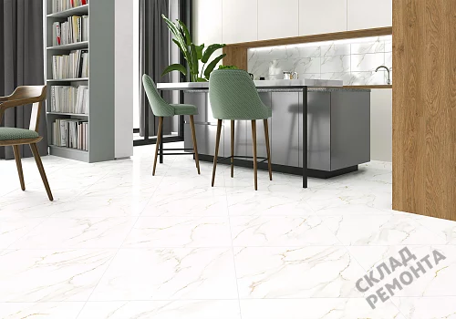 Фото Керамогранит лаппатированный Alma Ceramica Невада GFU04NVD00L белый 600*600*9 – купить в Чите: цена, описание, фото. Интернет-магазин 2