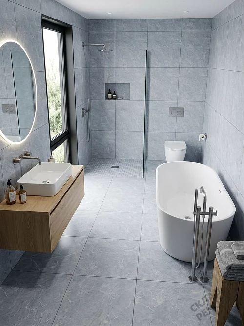 Фото Керамогранит матовый Diamond Ceramics 66N06 серый 600*600*9,5 – купить в Чите: цена, описание, фото. Интернет-магазин 1