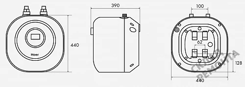 Фото Водонагреватель накопительный Haier ES30V-EQ2 30 л. – купить в Чите: цена, описание, фото. Интернет-магазин 6